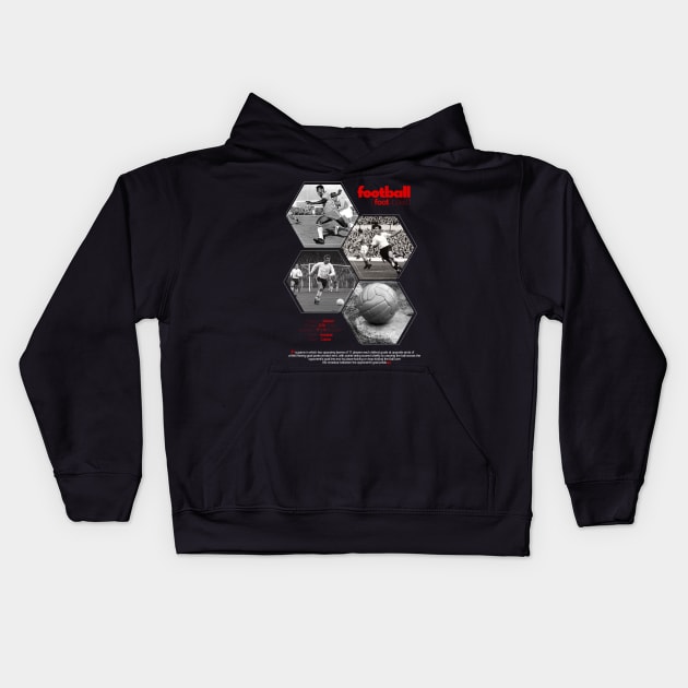 Classic Football Kids Hoodie by InkSpiration